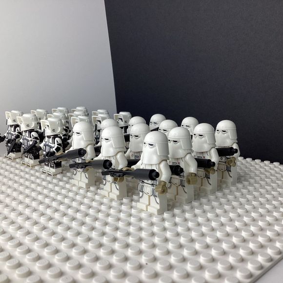 Star Wars minifigures Scout Troopers Snow Troopers LOT 24 minifigs total - Picture 5 of 8